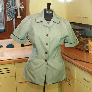 Vintage Women's Army Corps Uniform Shirt Summer WAC